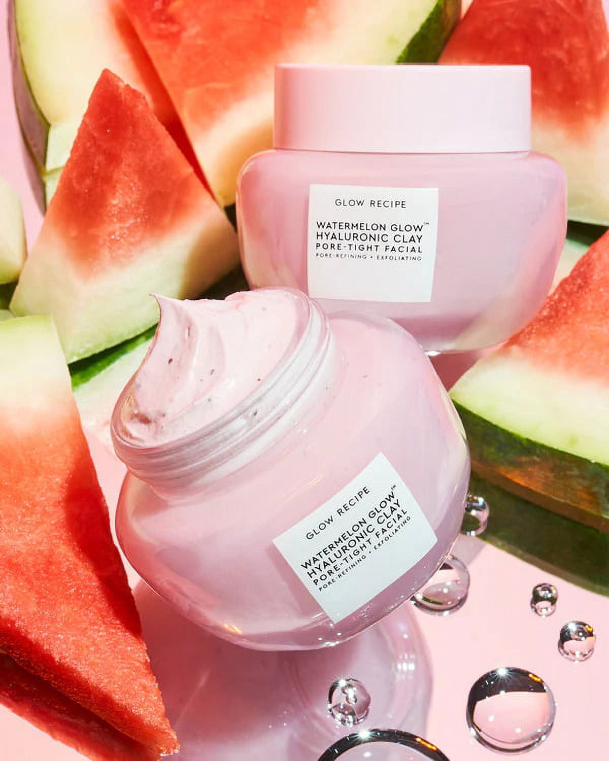 Glow Recipe Watermelon Glow Hyaluronic Clay Pore Tight Facial Mask 2.02 fl oz