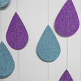 thumbnail image 2 of 6 Strings of Raindrop Garland Decorations Hanging Raindrop Decors Paper Raindrop Garlands, 2 of 4