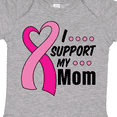 thumbnail image 4 of Inktastic Breast Cancer Awareness I Support My Mom with Pink Ribbon Boys or Girls Baby Bodysuit, 4 of 5