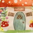 thumbnail image 5 of Meadow Creek 11.5" x 18" Spring Mushroom House Outdoor Yard Flag, 5 of 5