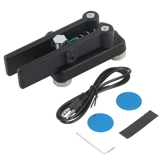 2024 Shortwave Radio Morse Code CW Telegraph Radio Portable Dual Paddle Automatic Keys Communication