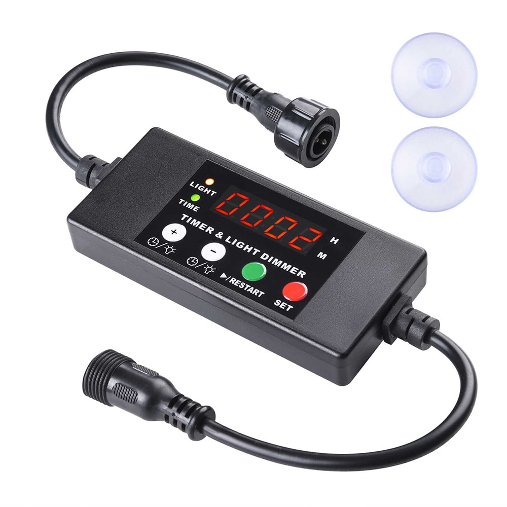 1224V Digital Controller Dimmer Timer with 2 Suckers Waterproof