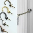 thumbnail image 3 of 2pcs/set Home Hardware Curtain Tieback European Wall Hook Curtain Buckle,U - shaped Curtain Hooks Buckle Accessories Handle Feel, 3 of 10