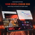 thumbnail image 2 of 2-in-1 10.1" Windows 11 Pro Tablet Touchscreen PC,12GB RAM 256GB SSD,Intel Core i3 Processor (up to 3.4 GHz), HD Touchscreen, Type-C,Micro HDMI,with Stylus & Case, 2 of 9
