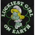 thumbnail image 2 of Smurfette St Paddys Luckiest Girl Bodysuit Jumper Girls Infant Baby Brisco Brands 12M, 2 of 6