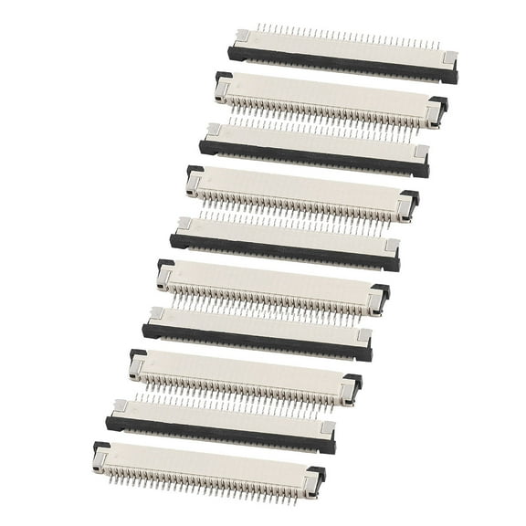 10Pcs Bottom Port 32Pin 1.0mm Pitch FFC FPC Ribbon Sockets Connector