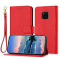 thumbnail image 1 of compatible Huawei Mate 20 Pro Case, Litchi Grain PU Leather Folio Cover Magnetic Closure Flip Wallet Card Slots Stand Case With Hand Strap,Brown Cheap and fine, 1 of 5