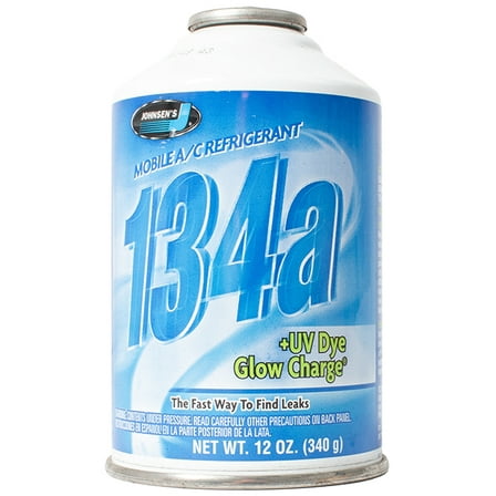 Johnsen's Mobile A/C Refrigerant R-134a Charge Plus UV Dye Glow Part Number 6312