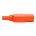 thumbnail image 3 of Tripp Lite 2ft Heavy-Duty Power Extension Cord (IEC-320-C14 to 320-C13), Orange, 3 of 4