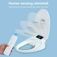 thumbnail image 4 of solautey Electric Bidet Toilet Seat, with Wireless Remote and Side Panel, Elongated Heated Toilet Seat with Instant Warm Water & Dryer, Self-Clean Nozzle, Automatic Flip Cover, 4 of 9