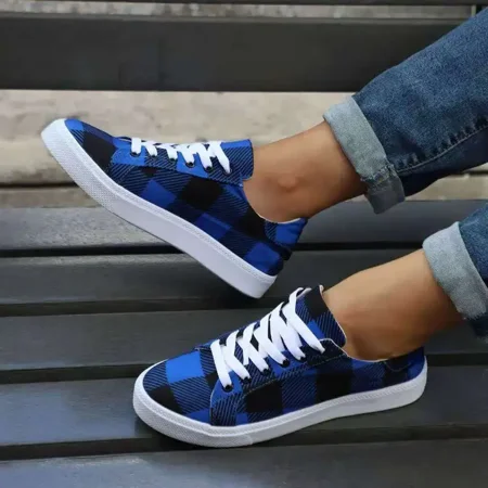 

Women‘s Lightweight Flat Sneakers Low Top Lace Up Comfy Casual Walking Shoes Women‘s Footwear