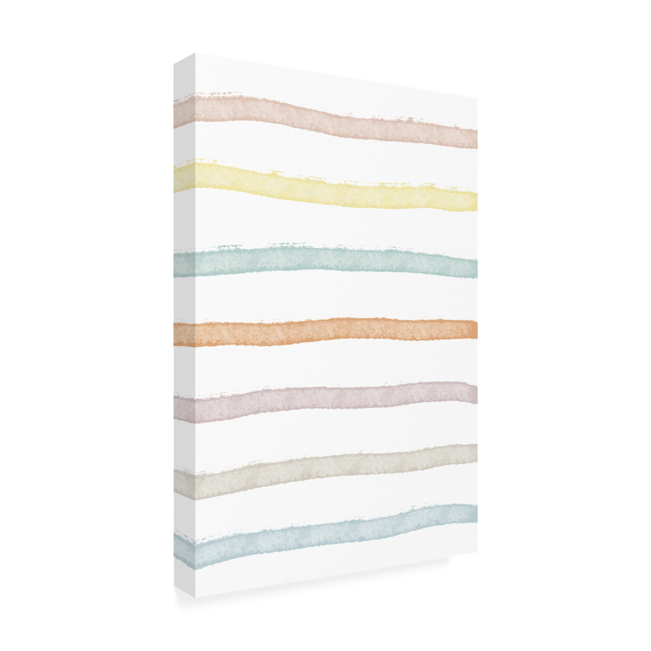 Trademark Fine Art uplusmestudio Colorful Lines Canvas Wall Art