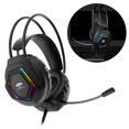 thumbnail image 4 of Auriculares para juegos con cable G70 con micrófono Auriculares supraaurales USB para PC Computadora portátil Plataformas múltiples para Negro Yotijar Auriculares para juegos con cable, 4 of 8