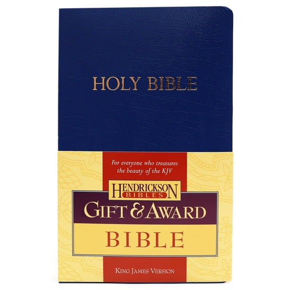 KJV Gift And Award Bible-Blue Flexisoft