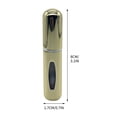 thumbnail image 5 of Tuvgenk Leak Proof Empty Spray Bottles for Perfume Plastic Small Empty Spray Bottles Travel 0.47 Oz Green Refillable Travel Essentials, 5 of 5