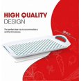 thumbnail image 2 of 2-Piece Tray Set - Non-slip Tray with Handle for Food Preparation, Tea, Breakfast in Bed - Plastic Tray for Stable Meals - Dishwasher Safe (Black/Blac, 2 of 5