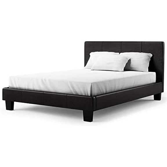 Bowery Hill Queen Platform Bed in Espresso