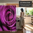 thumbnail image 4 of Oriental Furniture 6 ft. Tall Double Sided Roses Room Divider - 3 Panel, 4 of 7