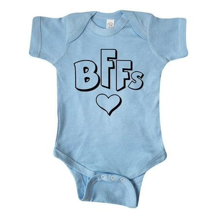 BFFs- best friends forever heart Infant Creeper