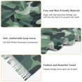 thumbnail image 5 of FORMRS Womens Scarf Winter Soft Long Big Warm Shawls Wrap Tassel Scarves, Forest Camouflage Pattern, 5 of 9