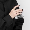 thumbnail image 3 of Finger Band Dress Up Adjustable Charming Concave-Convex Irregular Wide Ring, 3 of 5