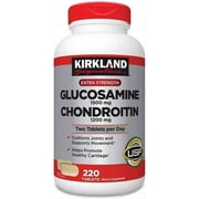 Kir-kland Signature Glucosamine HCI 1500mg Chondroitin Sulfate 1200mg 220 Tablets