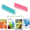 thumbnail image 4 of Bandejas para cubitos de hielo, moldes para cubitos de hielo con tapa, bandejas para hielo apilables, 4 of 5