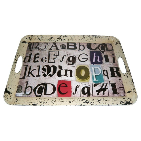1 X 20 X 15 Multi Color Metal Inspiration Tray