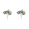 thumbnail image 2 of Ramo de flores artificiales Ounissouiy rosas de eucalipto para interiores y exteriores, 2 of 6