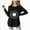 Black#@7, variant on HCNTES Long Sleeve Shirts Kids Curve Hem Side Slit Soft Tunic Tops Girls Fashion T Shirts 5 14 Years(Purple#@12,13-14 Years)