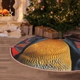 thumbnail image 4 of Salouo Abstract Pattern Penguin Christmas Tree Skirt 48" Farmhouse Christmas Decorations Snowman Xmas Tree Skirt Tree Mat for Holiday Party Decor, 4 of 8
