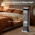 thumbnail image 5 of Edendirect 1500W 24.2in. Portable Electric Tower Space Heater,Remote,Timer,4 Heating Mode,3 Flame Color,Child Lock, 5 of 8