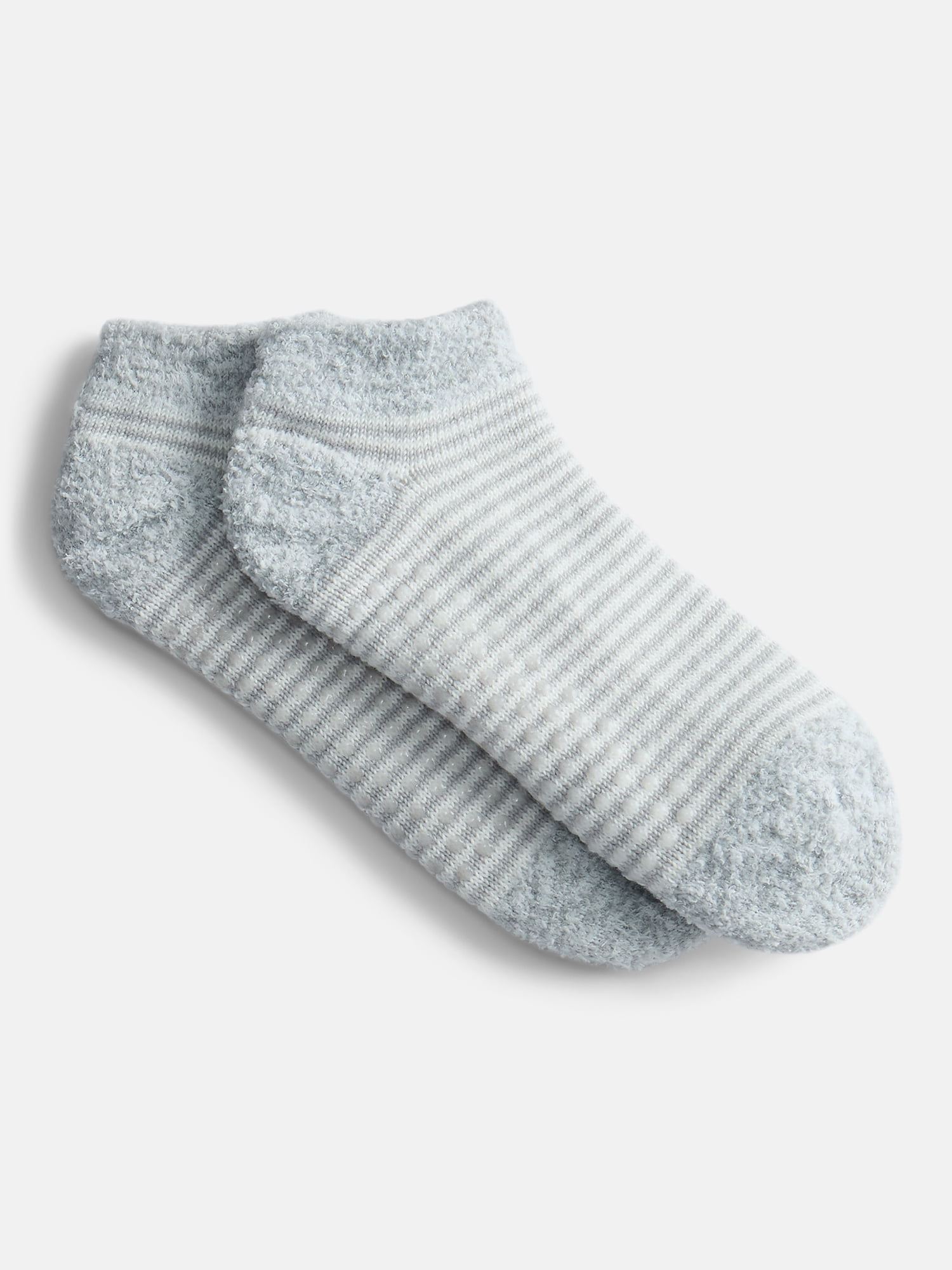 Joyspun Women's Double Layer Low Cut Lounge Socks, 3 Pack, Shoe Sizes 4-10