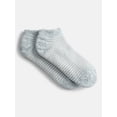 thumbnail image 3 of Joyspun Women's Double Layer Low Cut Lounge Socks, 3 Pack, Shoe Sizes 4-10, 3 of 4
