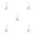 thumbnail image 3 of Tholdsy Controlador de juegos de Base de carga Game Pad Dual Station Gamepad antideslizante Table Cradle Console Holder Reemplazo para Blanco 5piezas, 3 of 6