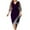 Purple, variant on Odeerbi Sequin Prom Dress for Women Evening Party Cocktail Dresses 2025 Casual V-neck Irregular Mesh Half Sleeve Dresses Burgundy