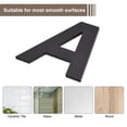 thumbnail image 4 of Unique Bargains 2.48 Inch 3D Self-Adhesive House Letter A for Hotel Mailbox Address, Matte Black, 4 of 5