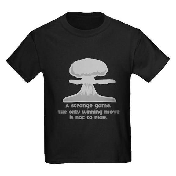 CafePress - Winning Move [Wargames] Kids Dark T Shirt - Dark T-Shirt Kids XS-XL