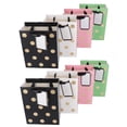 thumbnail image 2 of 8 Pcs Sacs Cadeaux Taille Moyenne Robustes Durables Réutilisables Large Application Style Moderne Sacs de Fête Écologiques, 2 of 8