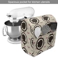 thumbnail image 2 of Vintage Woman Stand Mixer Cover, Vintage Women Silhouettes on Romantic Ornaments Old Fashioned Diva, Kitchen Appliance Organizer Bag Cover with Pockets, 5 Quarts, Multicolor, by Ambesonne, 2 of 4