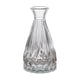 thumbnail image 2 of Jarrón Pequeño de Cristal Transparente para Flores, Ideal Como Centro de Mesa para Decoración Del Hogar, Sala de Estar, Dormitorio U Oficina. Jarrón Pequeño para Arreglos Florales con Textura Ondulad, 2 of 6