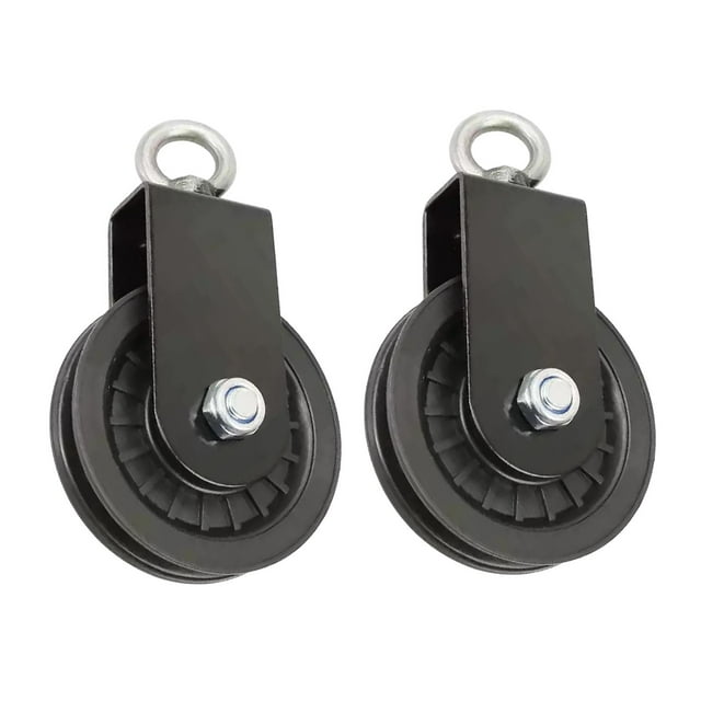 2 piezas de polea de rodamiento para fitness, accesorios de repuesto para entrenamiento de fuerza, gimnasio en casa, piezas de ejercicio para máquina