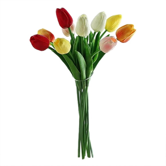 Artificial Flowers, UV Resistant-Silk Artificial Fake Flowers, Plastic Flower, Plastic Plants for Wedding DIY Floral Art Plant Home Office Party Summer Holiday Lawn Entrance Decoration