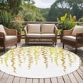 thumbnail image 4 of Round Area Rug 6 Ft, Sage Green Polka Dots Washable Non-Slip Circle Carpet for Living Room/Bedroom, Vintage Abstract Art Watercolor Low-Profile Indoor Mats Collection Rugs for Residential, 4 of 8