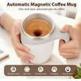 thumbnail image 6 of 2026 New Automatic Magnetic Stirring Coffee Mug,  SelfStirring Coffee  Mug Rechargeable, Stainless Steel Self Mixing ，Coffee Cup Stirrer Auto Mug for Office, School (Brown), 6 of 7