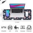 thumbnail image 5 of Long Mouse Pads for Desk,Dark Blue Ballerina Swan Pattern Desk Mats on Top Of Desks, Desk Mouse Pad Extra Large with 3mm Non-Slip Base and Stitched Edge for Gaming,Office,Work,Home 31.5"x11.8", 5 of 6