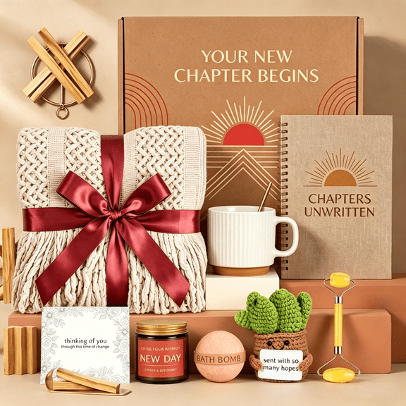 Get Well Soon Gift Baskets for Women Self Care Gifts, Spa Care Package Inspirational Thinking of You Sympathy Gifts, Christmas Birthday Gift for Women Friends Mom Sister Grandma