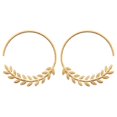 thumbnail image 3 of Mystigrey Cesaria 18K Gold Plated Circle Earrings for Women, 3 of 6
