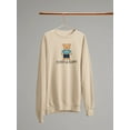 thumbnail image 3 of Funny And Happy Toy Bear Sweatshirt Women -Image by Shutterstock, Female Medium, 3 of 4