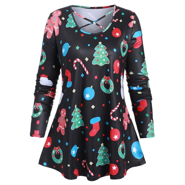 Árbol de Navidad Stocking globo entrecruzado más tapa del tamaño Rosegal Sudaderas y sudaderas con capucha
